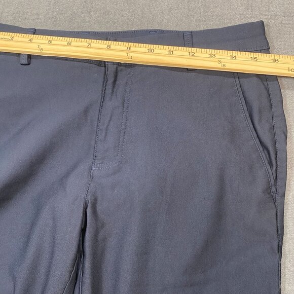 Perry Ellis Mens Slim Fit Navy Blue Dress Pants Size 30x30 Viscose & Polyester - Picture 11 of 14